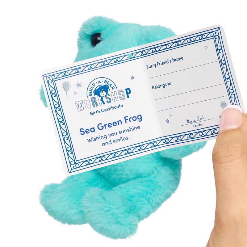 Build-A-Bear Mini Beans Frog Plush Toy