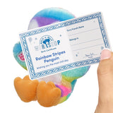 Build-A-Bear Mini Beans Rainbow Penguin Plush Toy