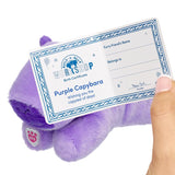 Build-A-Bear Mini Beans Capybara Plush Toy Purple