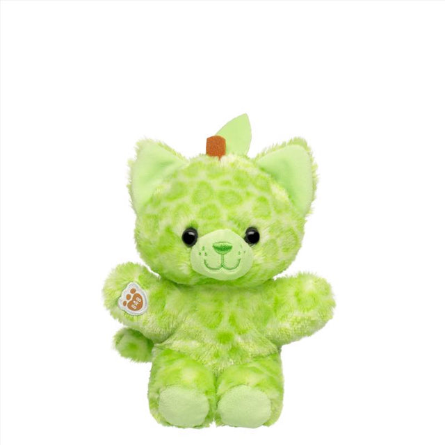 Build-A-Bear Mini Beans Lime Kitty Plush Toy