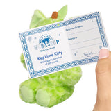 Build-A-Bear Mini Beans Lime Kitty Plush Toy