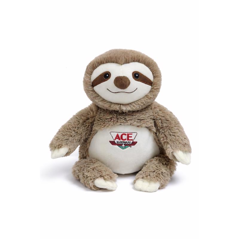Warmies Sloth Stuffed Plush Toy Brown