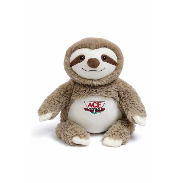 Warmies Sloth Stuffed Plush Toy Brown