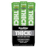 StoneRidge Wholesale Thick Stick Jalapeno Cheddar Meat Sticks 1.5 oz Shrink Wrapped