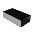 6.8 in. H X 12 in. W X 22.5 in. L Black Marking Center Display Metal
