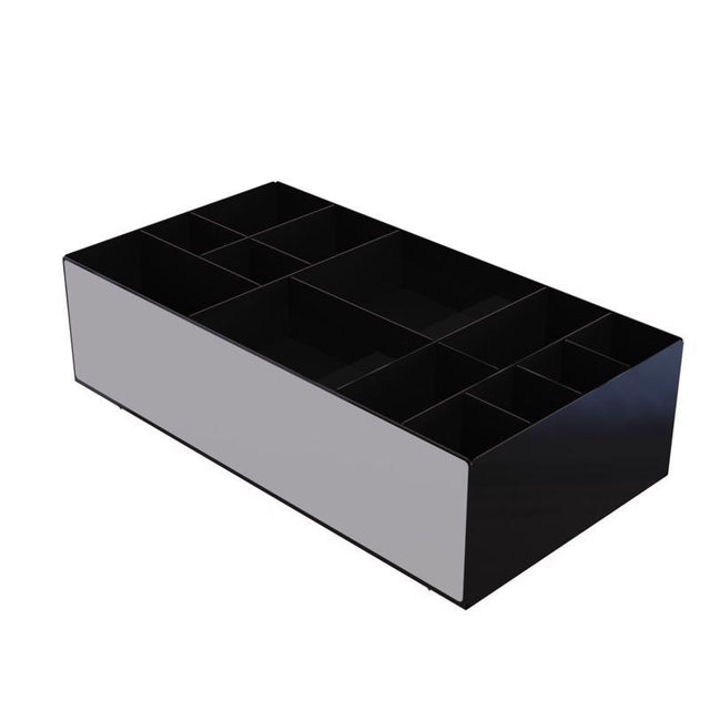 6.8 in. H X 12 in. W X 22.5 in. L Black Marking Center Display Metal