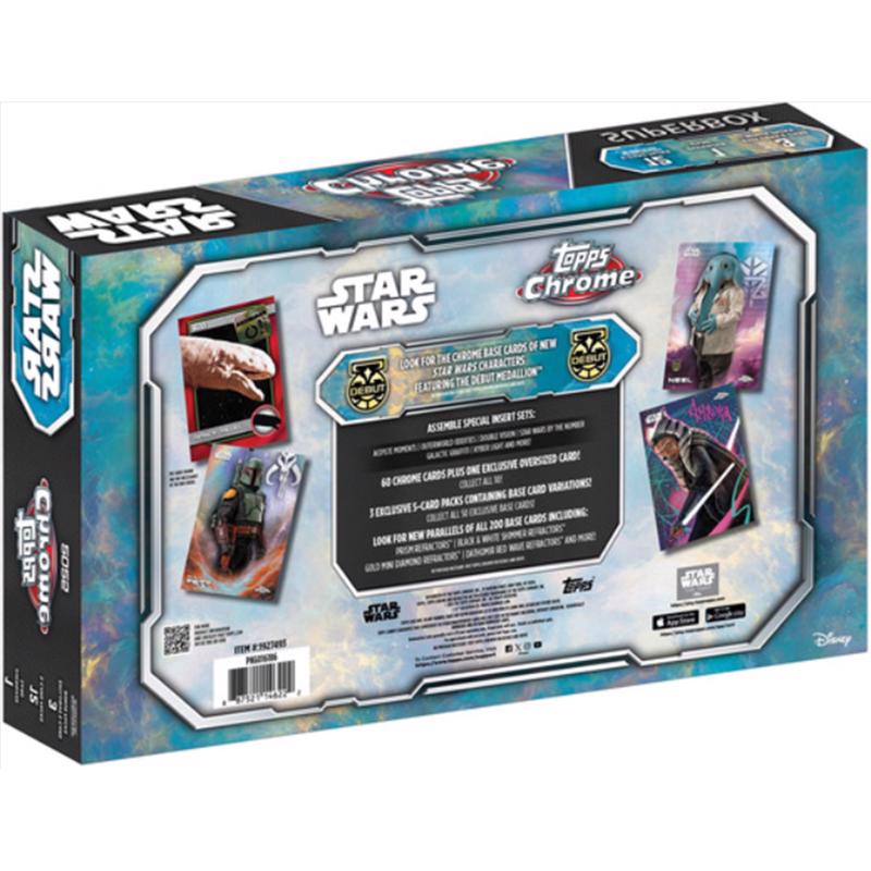 Topps Star Wars Chrome Super Box Trading Cards