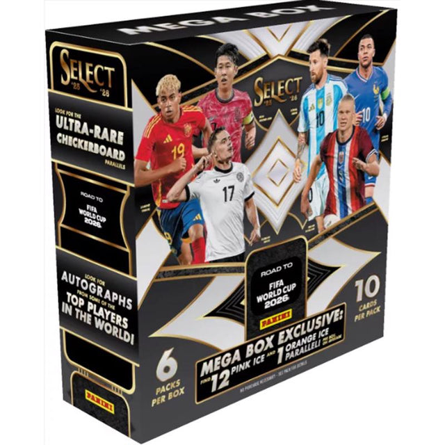 Panini 2025/26 Select Road to World Cup Soccer Mega Box Trading Cards
