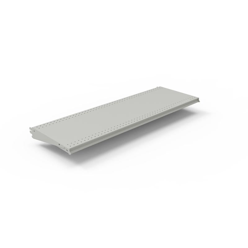 Madix Store Fixtures 48 in. W X 16 in. D Oyster Steel Shelf 2 pk
