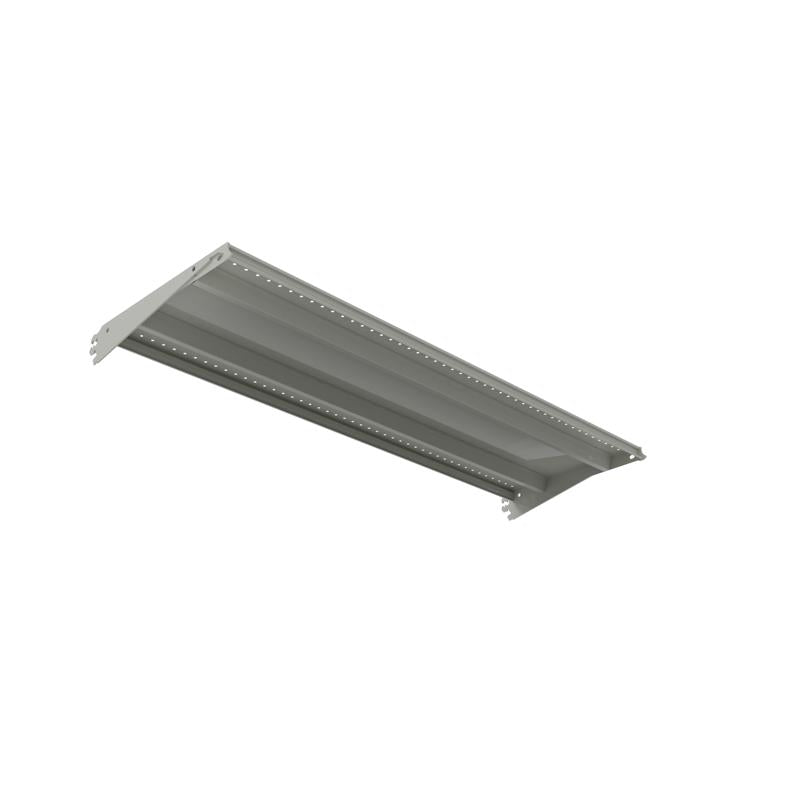 Madix Store Fixtures 48 in. W X 16 in. D Oyster Steel Shelf 2 pk