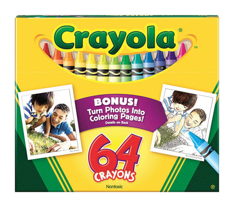 CRAYON 64PK BX