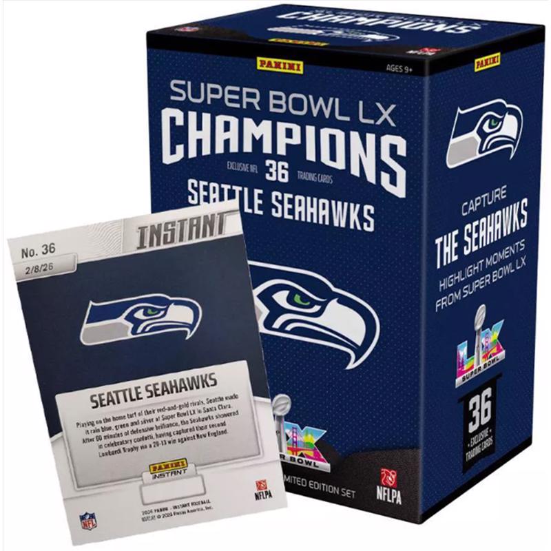 Panini 2026 Super Bowl Champion Blaster Box Trading Cards 36 pc