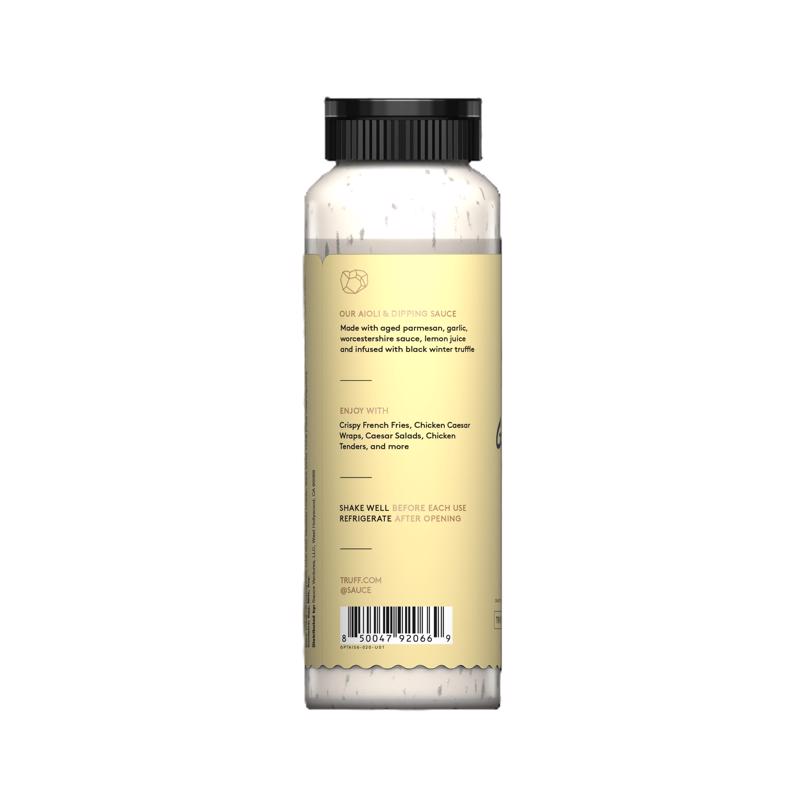 Truff Black Truffle Garlic Parmesan Caesar Aioli 8 oz Bottle