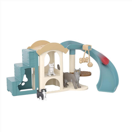 Schleich Playfun with Cats Toy Playset 12 pc