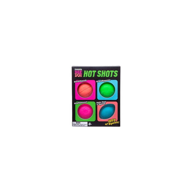 NeeDoh Hot Shots 4 pc