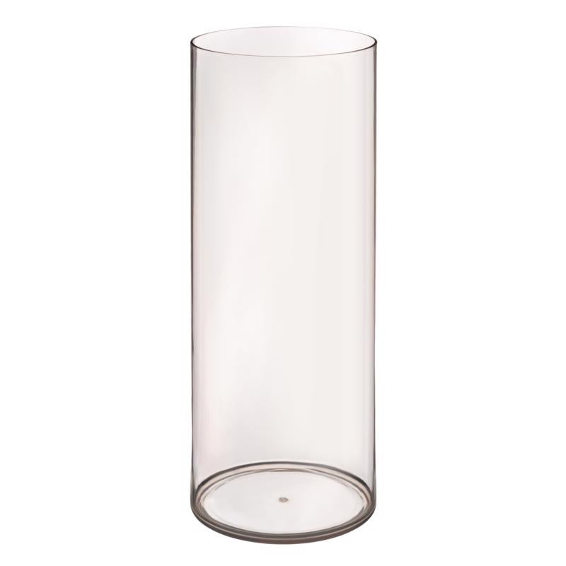Creative Co-Op Clear Cylinder Table Decor 20 in.