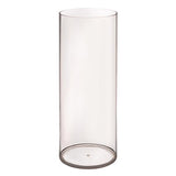 Creative Co-Op Clear Cylinder Table Decor 20 in.