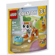 LEGO Orange Cat Building Set Multi 79 pc