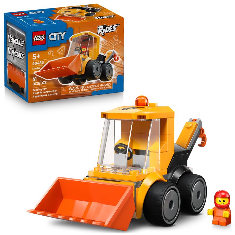 LEGO Rides Consturction Loader Building Set Multi 61 pc