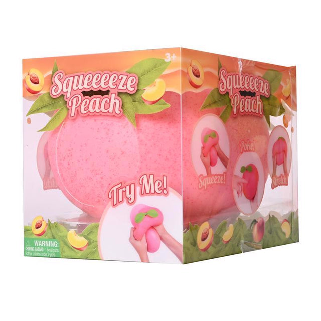 Toy Mendous Sunny Days Peach Squishy Toy