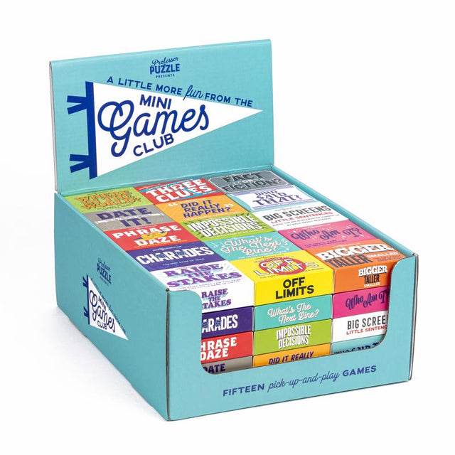 Professor Puzzle Games Club Card Game