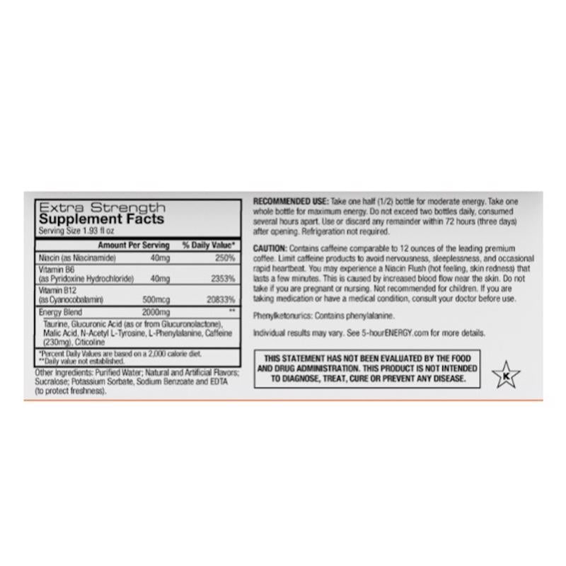 5-Hour Energy Sugar Free Birthday Cake Energy Drink 1.93 oz