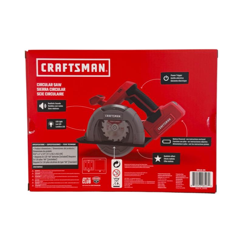Red Toolbox Craftsman Circular Saw Toy