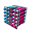 17 in. H X 15 in. W X 13 in. D Blue Metal CO2 Cylinder Display Rack
