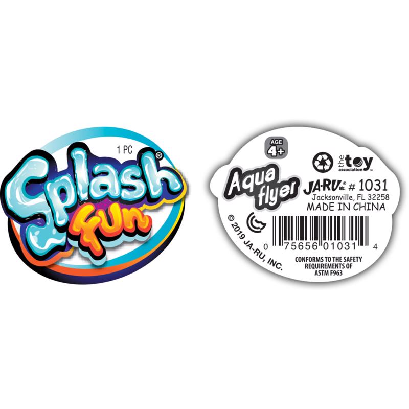 Splash Fun Aqua Flyer Water Flying Disc