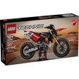 LEGO Technic Ducati Desmo 450 MX Factory Motorcycle Building Set Multicolor 457 pc