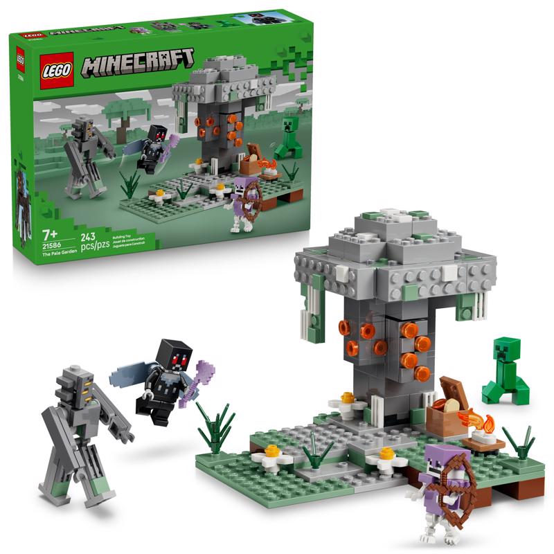 LEGO Minecraft The Pale Garden Building Set Multicolor 243 pc