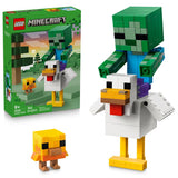 LEGO Minecraft Chicken Jockey Building Set Multicolor 344 pc