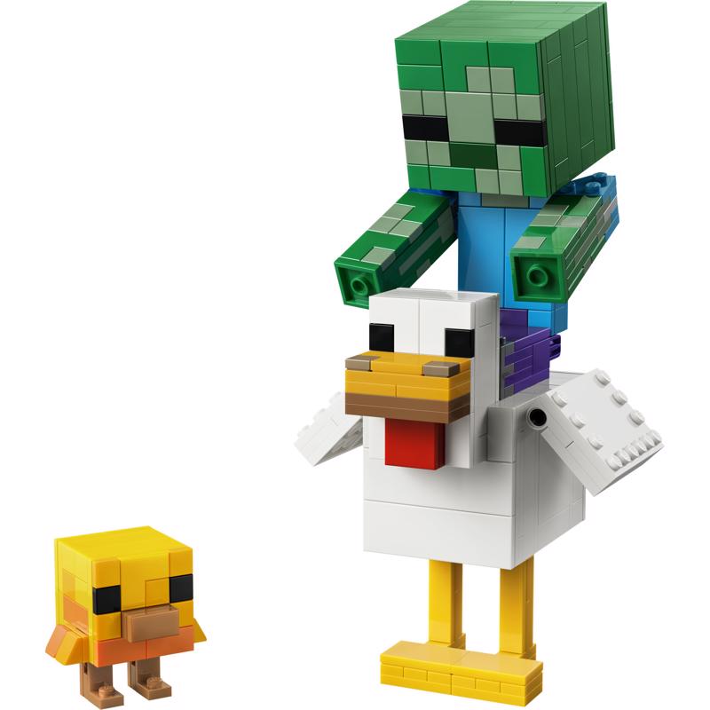 LEGO Minecraft Chicken Jockey Building Set Multicolor 344 pc