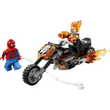 LEGO MARVEL Spider-Man VS. Ghost Rider Motorcycle Building Set Multicolor 72 pc