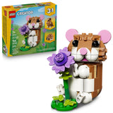LEGO Creator Cute Hamster with a Flower Building Set Multicolor 166 pc
