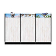 96 in. H X 144 in. W X 16 in. D Multicolor Plastic Bird Nest - 12ft Inline Bird Decor Kit Display