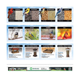 96 in. H X 144 in. W X 16 in. D Multicolor Plastic Bird Nest - 12ft Inline Bird Decor Kit Display
