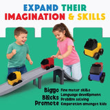 Biggo Blocks 3 Car Racer Building Block Set
