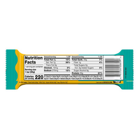 Fulfil Chocolate Salted Caramel Protein Bar 1.94 oz Boxed