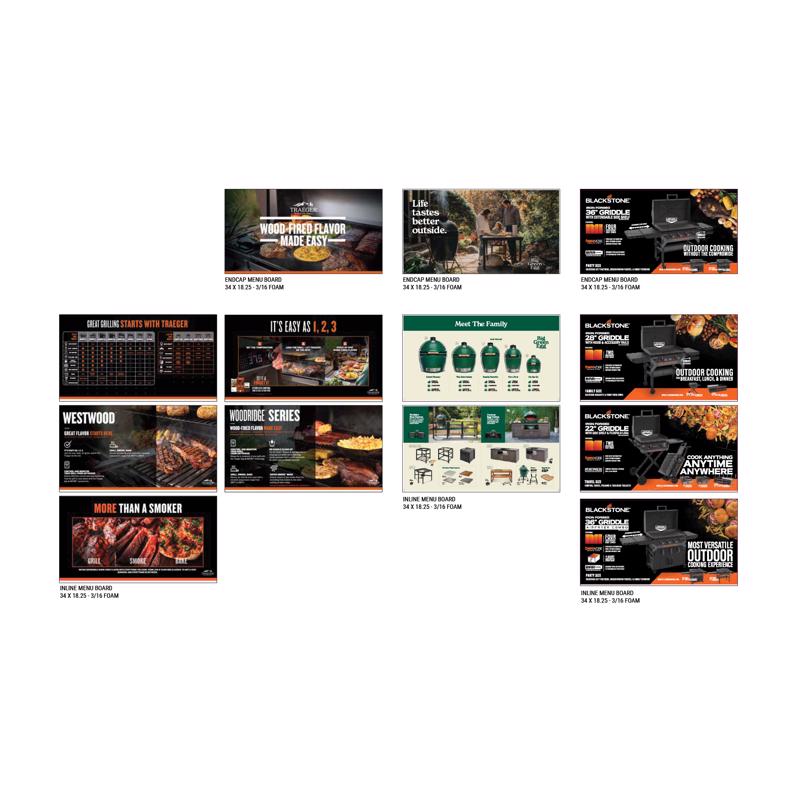 Standard L&G/Outdoor Living Sign Kit 2027 Backyard & BBQ Kit