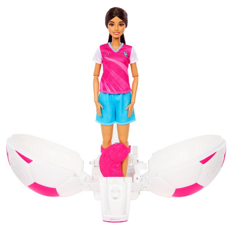 Barbie Soccer Player Doll Playset 8 pc