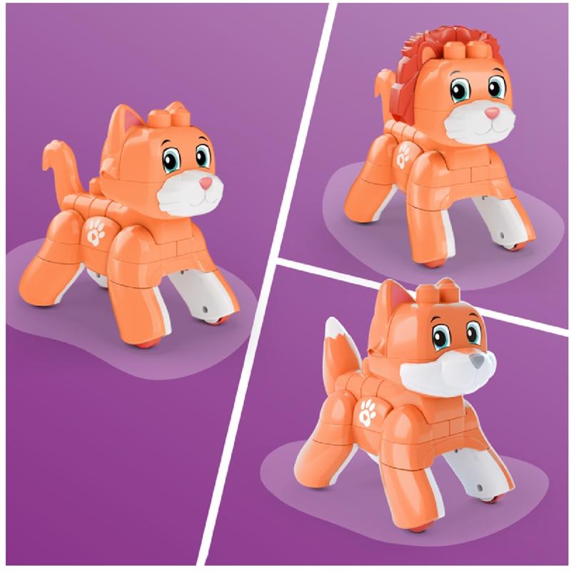Mega Bloks Rolling Kitten Building Set