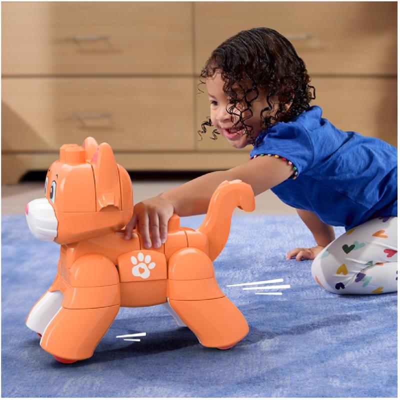 Mega Bloks Rolling Kitten Building Set
