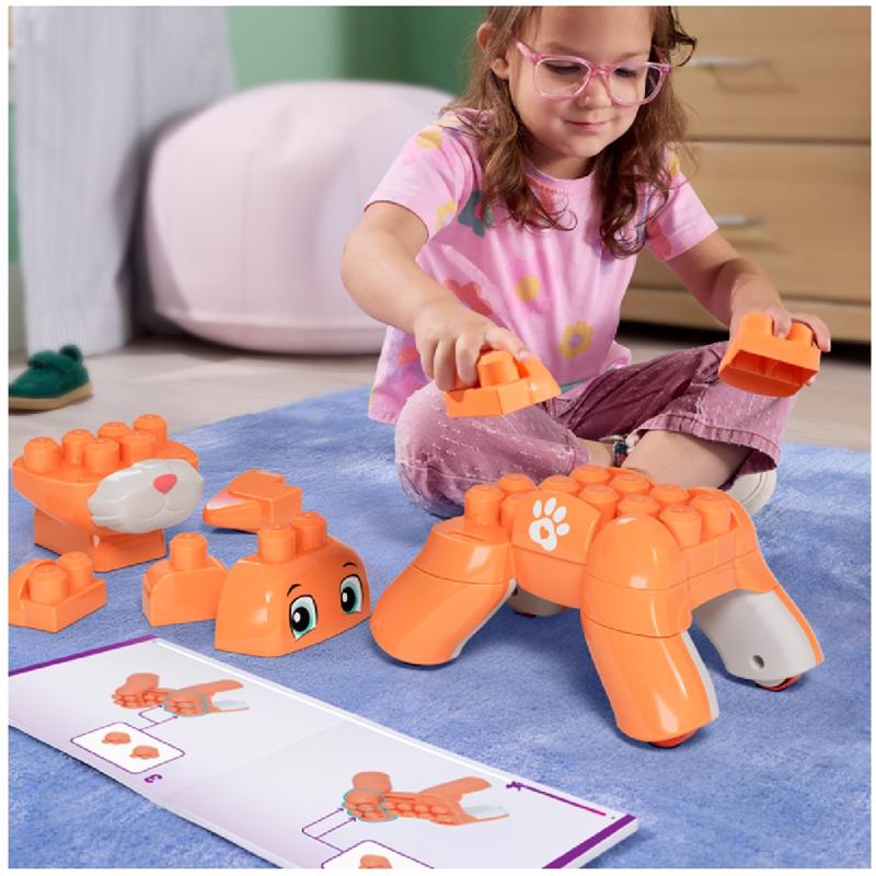 Mega Bloks Rolling Kitten Building Set