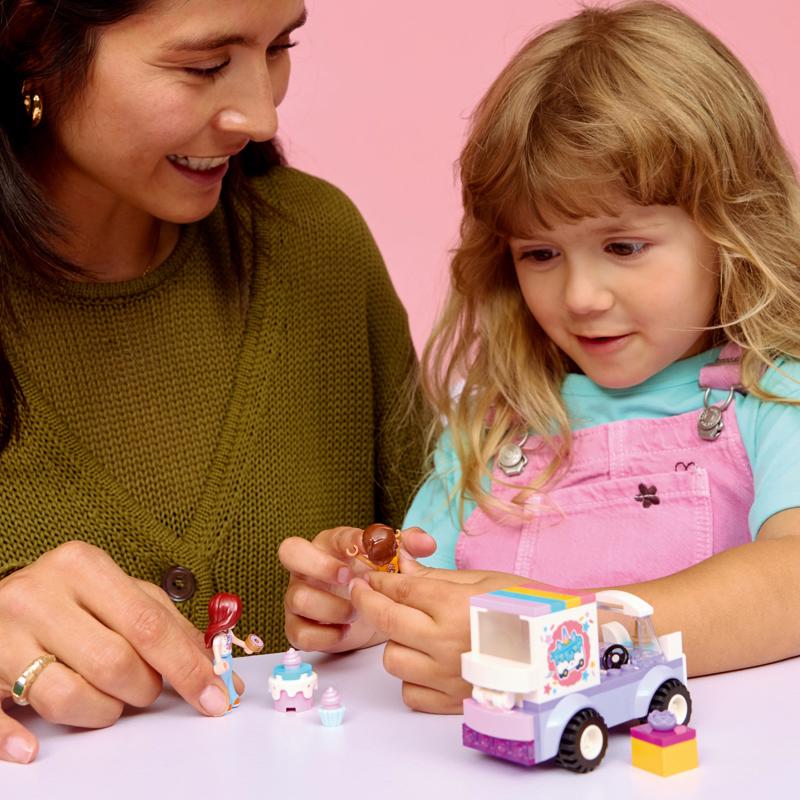LEGO Friends Unicorn Cake Delivery Car Building Set Multi 67 pc
