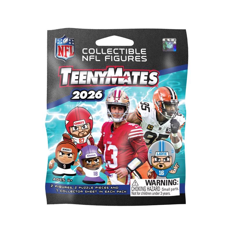 Party Animal Teenymates Football Collectible Figure Multi 2 pc