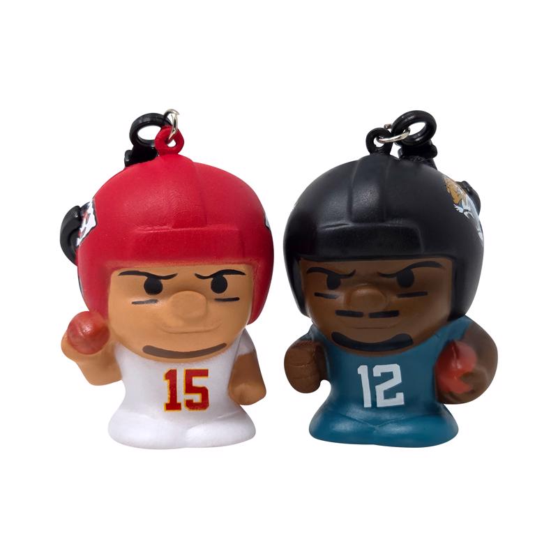 Party Animal Squeezymates Football Collectible Figure Multi 1 pc