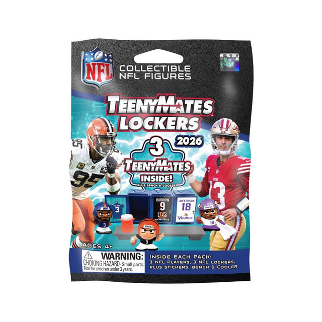 Party Animal Teenymates Football Collectible Figure Multicolor 1 pc