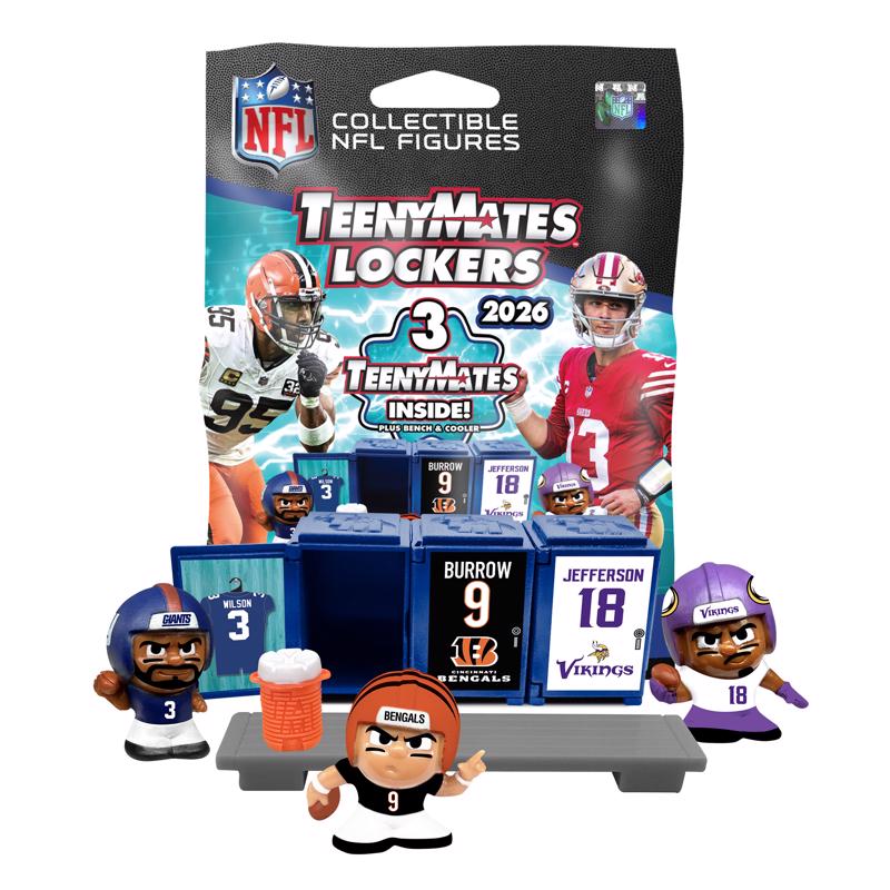 Party Animal Teenymates Football Collectible Figure Multicolor 1 pc