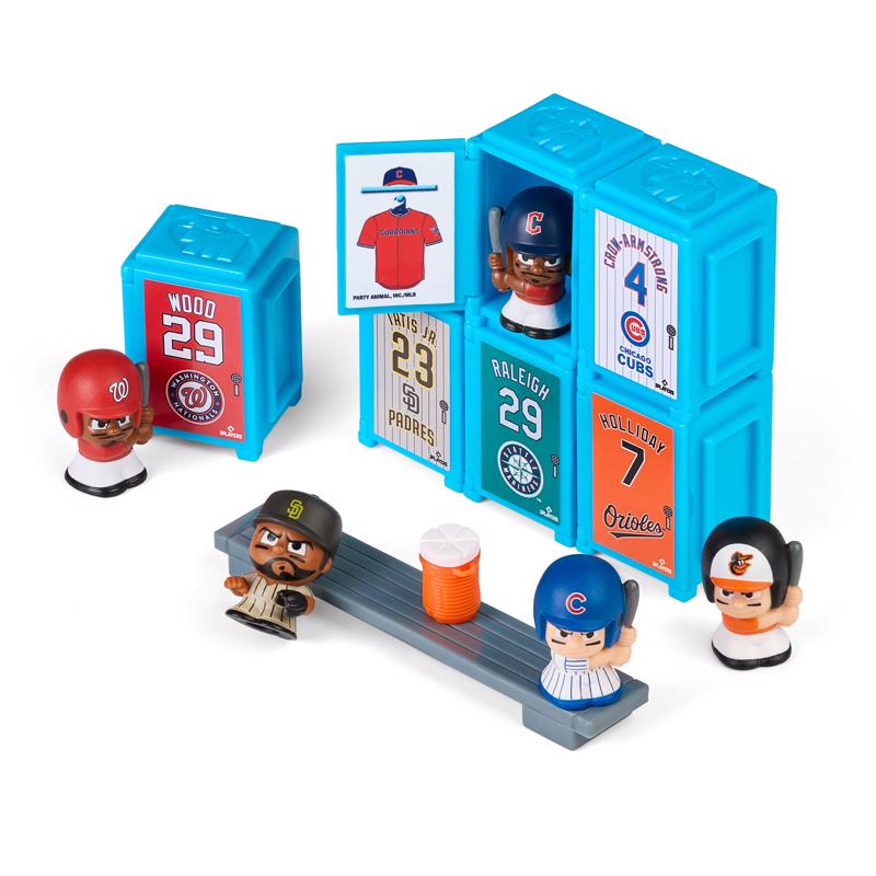Party Animal Teenymates Baseball Collectible Figure Playset Multicolor